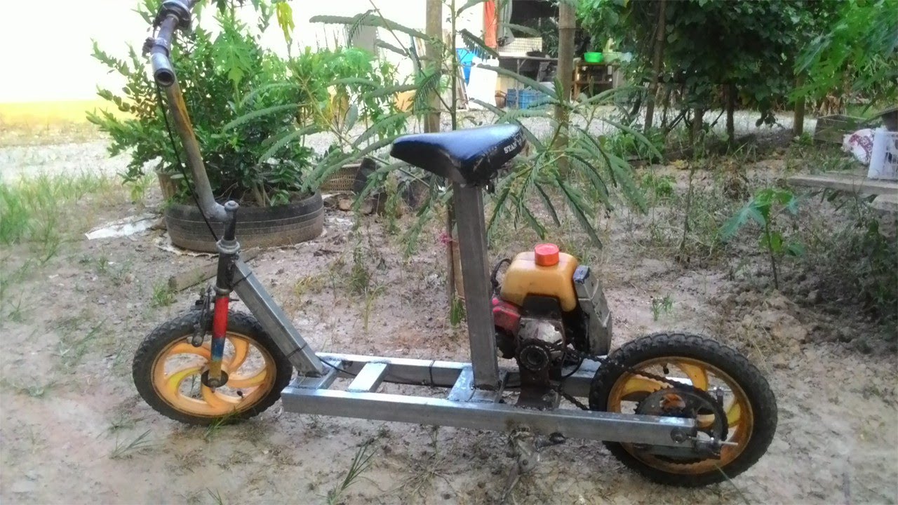 สกูตเตอร์น้ำมันลองทำเองงบน้อย