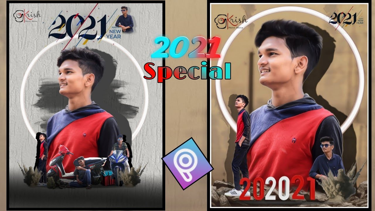 #Shorts happy new year Photo editing in 2020 | Happy New Year Editing | New Year Special Concept