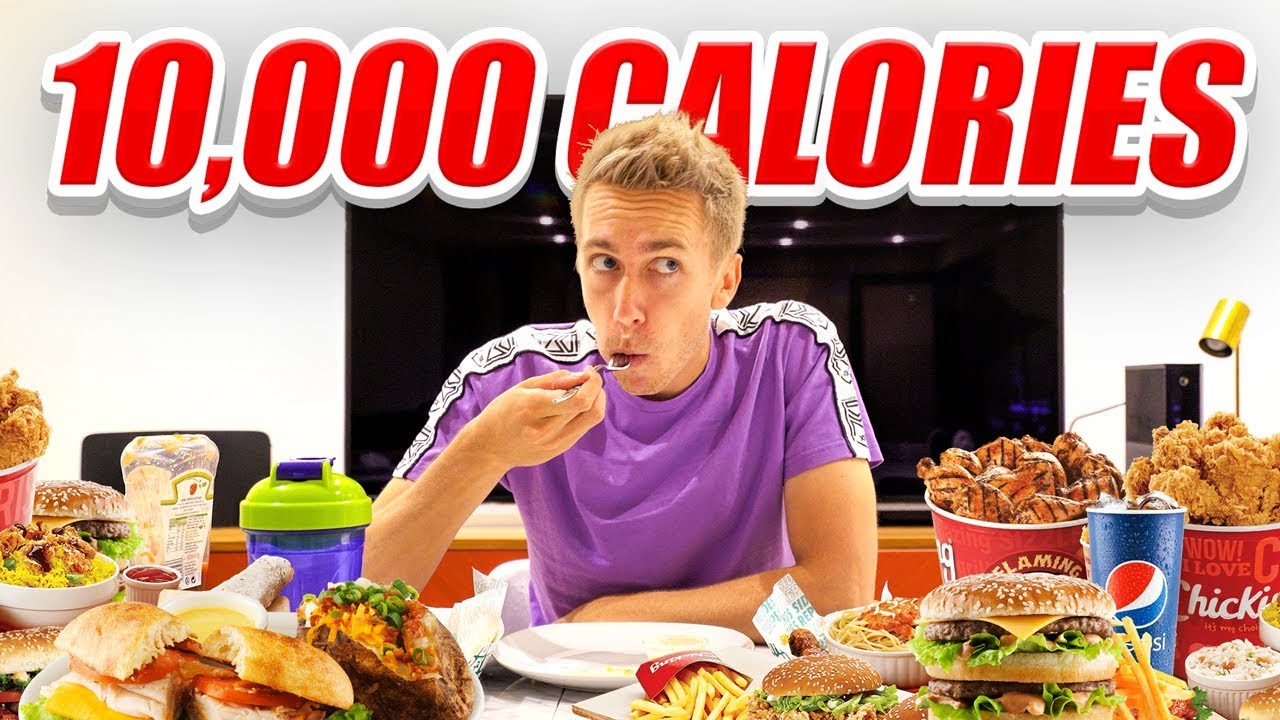 I ATTEMPTED TO EAT 10,000 CALORIES IN 24 HOURS (CHALLENGE)