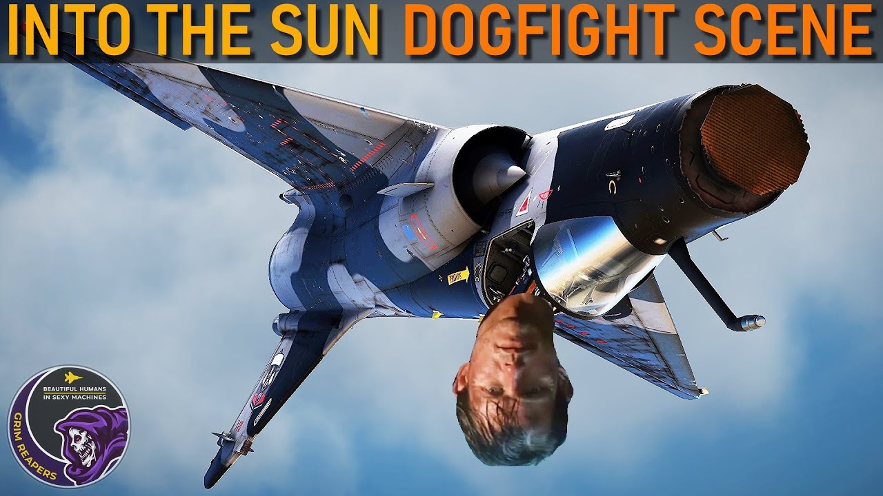 Into The Sun(1992): KFIR vs F-16A Dogfight Scene | DCS WORLD Reenactment