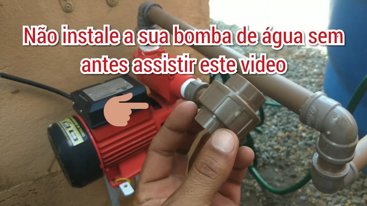 não instale a sua bomba de agua sem antes ver este vídeo!