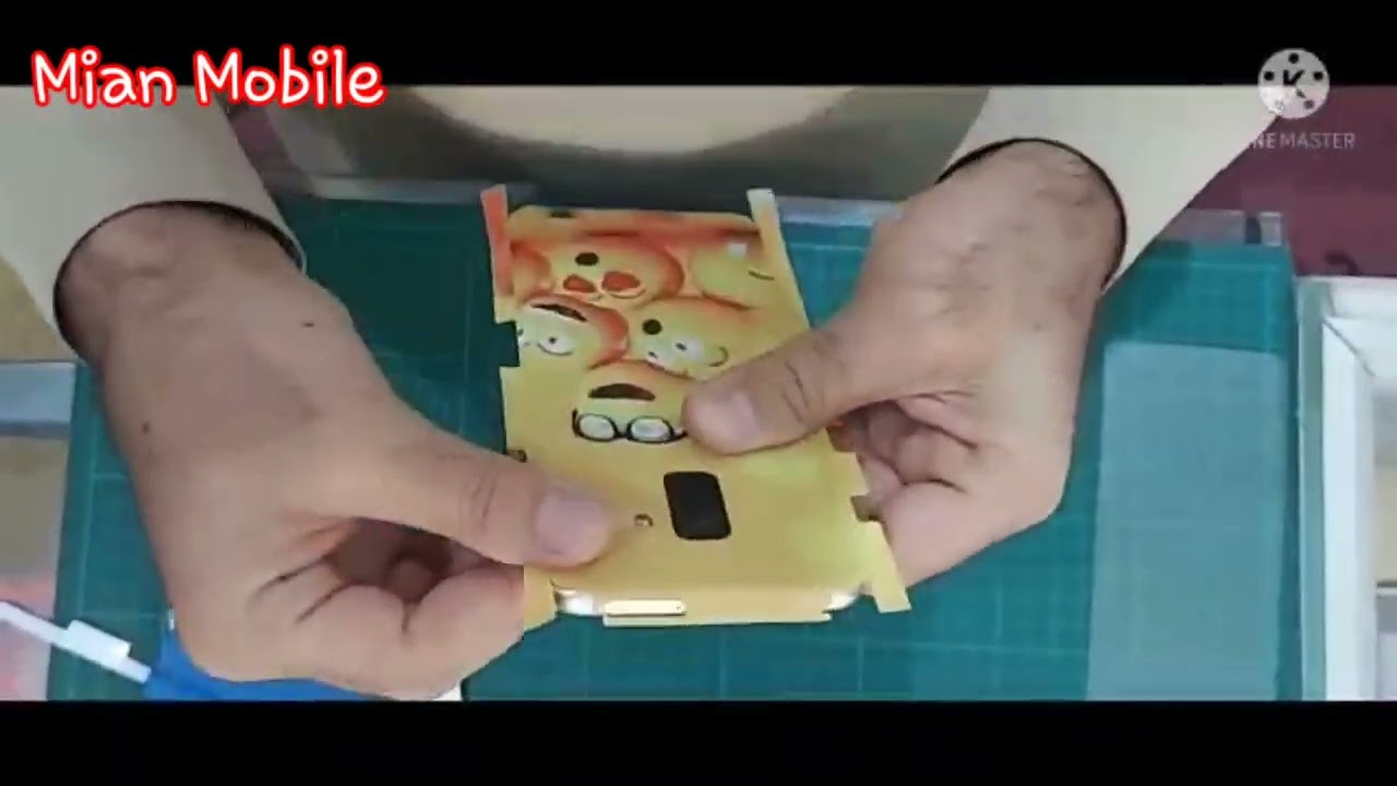 Samsung Mobile Lamination & Unbreakable Glass installation / With laser plotter cutting Machine ,