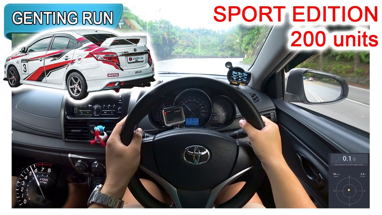 Part 2/2 | 2017 Toyota Vios Sports Edition CVT | Malaysia #POV [Genting Run 冲上云霄] [CC Subtitle]