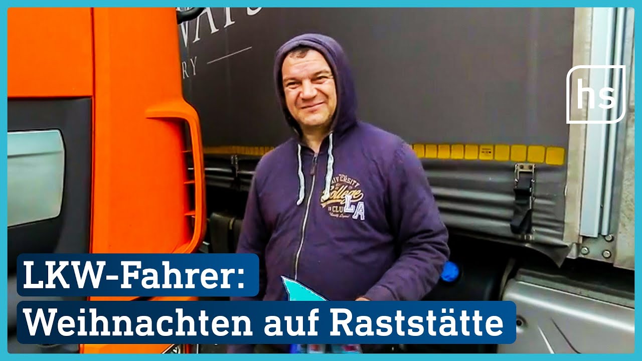 Allein im Laster: Weihnachtsaktion bereitet Truckern Freude | hessenschau
