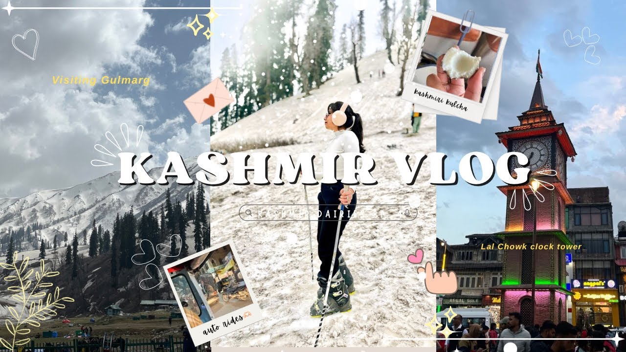 Kashmir Vlog Pt.4 🏔️❄️💌| visiting Gulmarg,ice skating, aesthetic vlog,vacation diaries,indian vlog 🍃