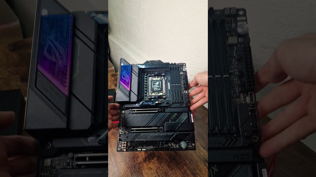ASUS ROG STRIX X670E  E-GAMING WIFI | UNBOX | #pcbuild #gamingpc #amd #pcgaming #asus #x670e