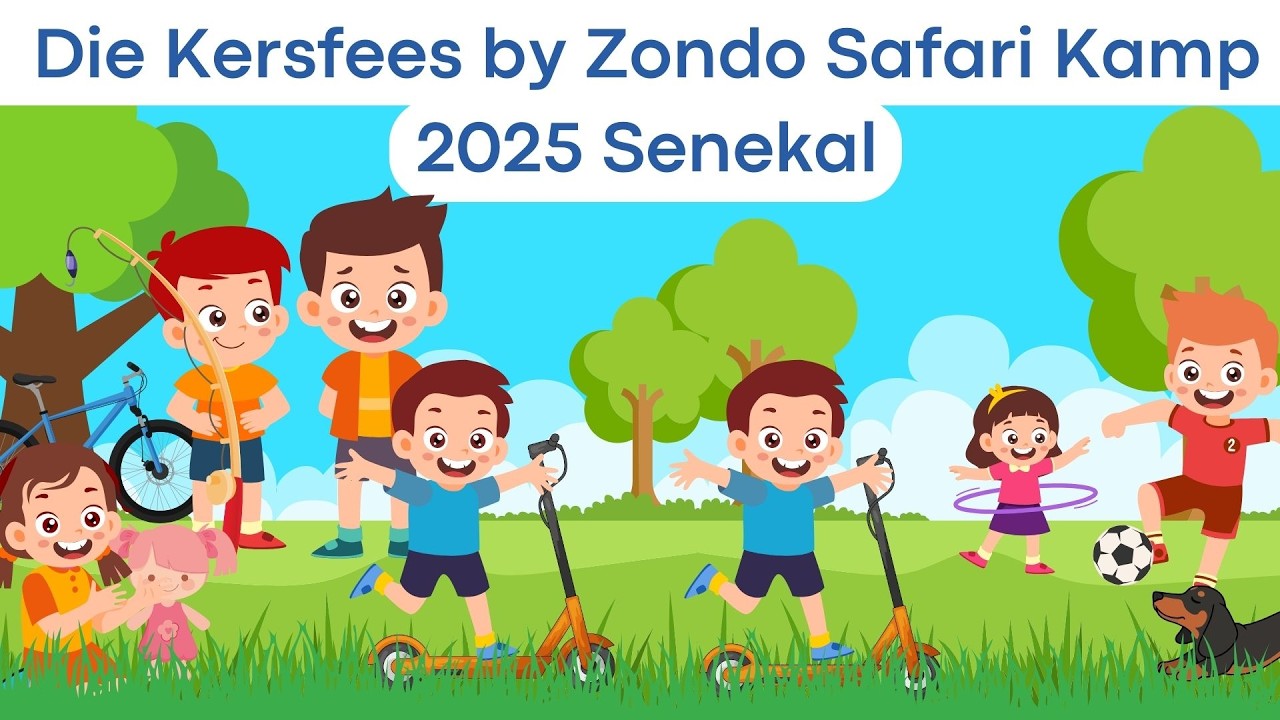 Die Kersfees by Zondo Safari Kamp | Afrikaanse Stories vir Kinders | Spesiaal geskryf vir Ouma Wimpy