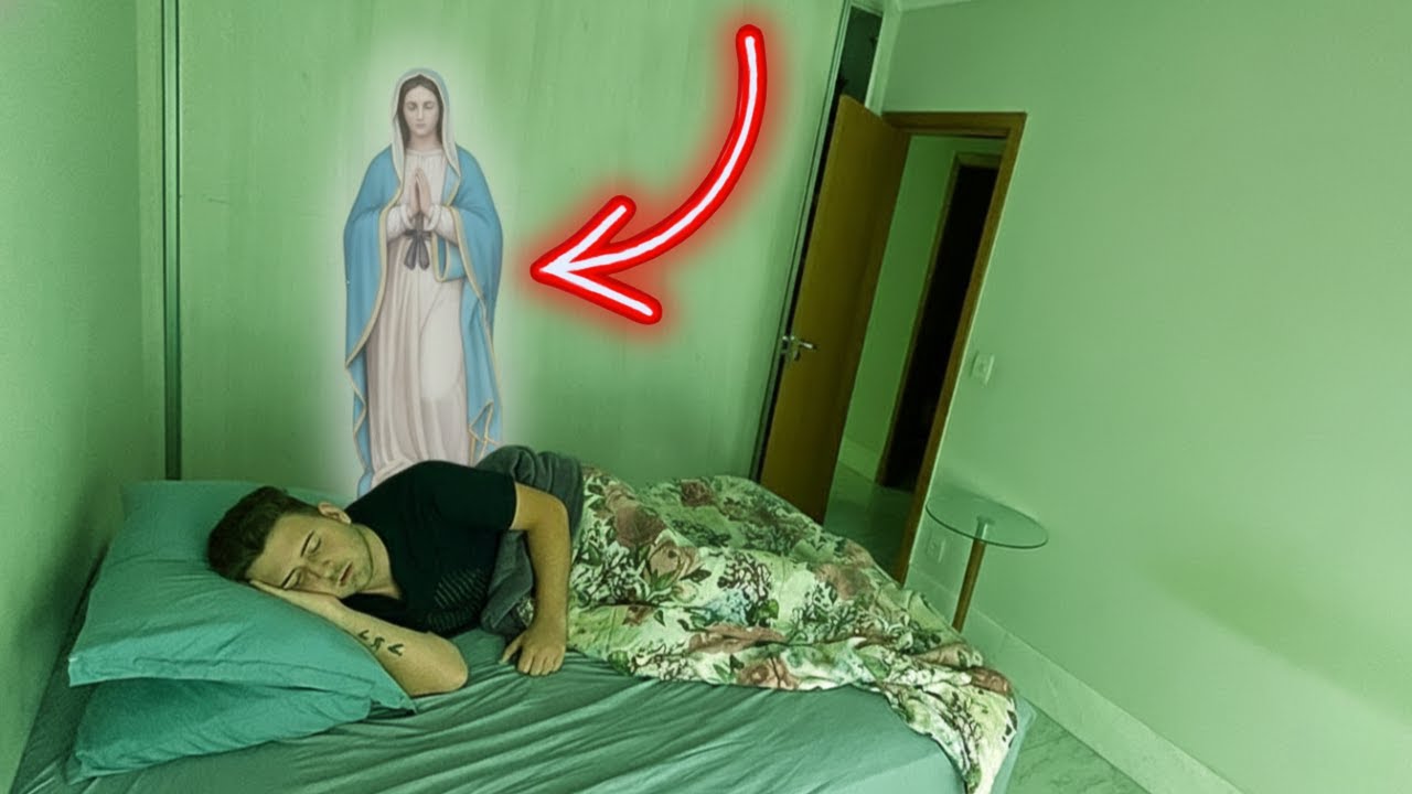 تركت الكاميرا تسجل أثناء نومي... ظهرت العذراء مريم وأرتني شيئًا يستحيل تفسيره.