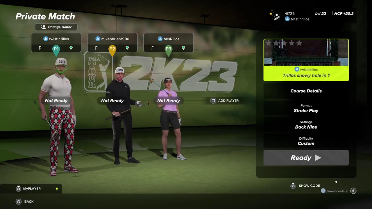 🏌️‍♀️ PGA Shenanigans (Day 390) @mrsrillos @ysosrsgaming
