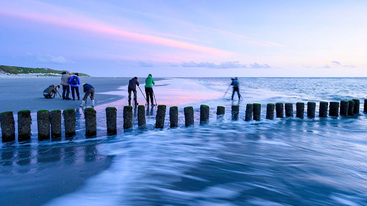 Trailer workshop weekend natuur- en landschapsfotografie Ameland Martin van Lokven en Anja Brouwer.