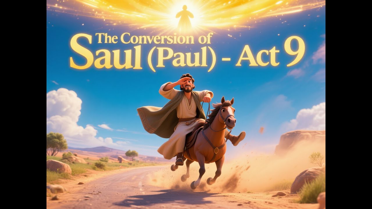 The Incredible Conversion of Saul to Paul (Acts 9) | Bible Stories for Kids | God Changes Hearts
