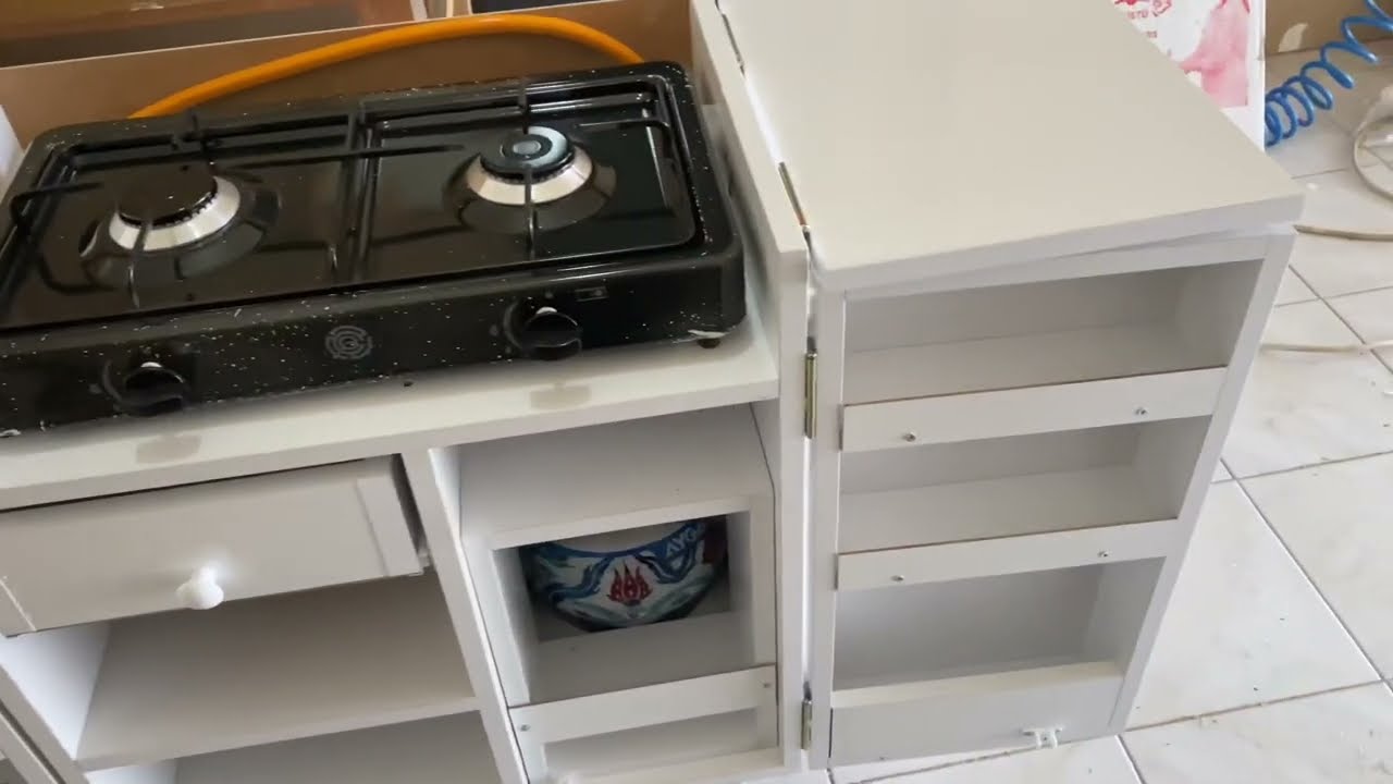 Portatif kamp mutfağı yapımı.