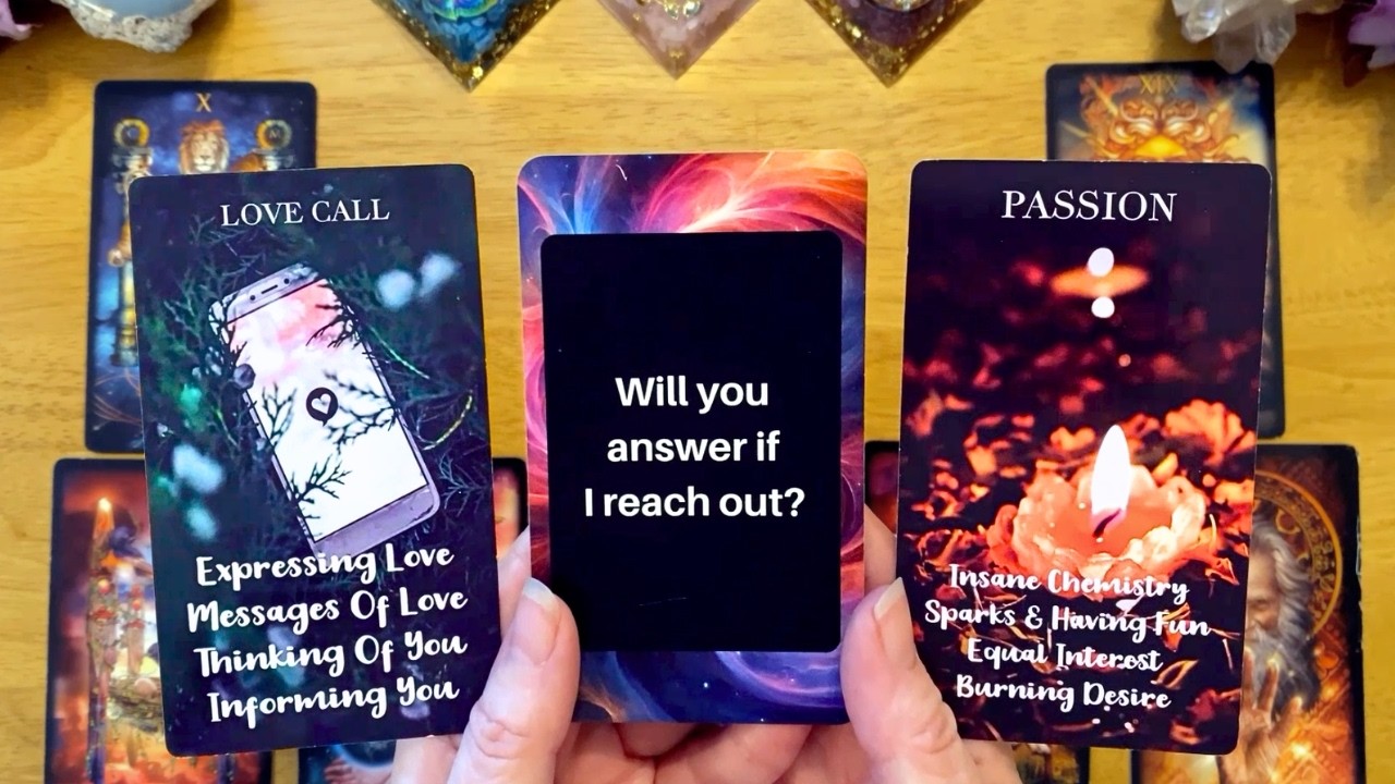 READY OR NOT! HERE THEY COME! 😍 THIS PERSON IS DYING TO HEAR YOUR VOICE (LOVE READING) #love #tarot
