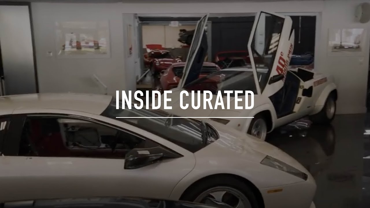 Countach, F40, Diablo, XJ220, Enzo and more inside Curated showroom!