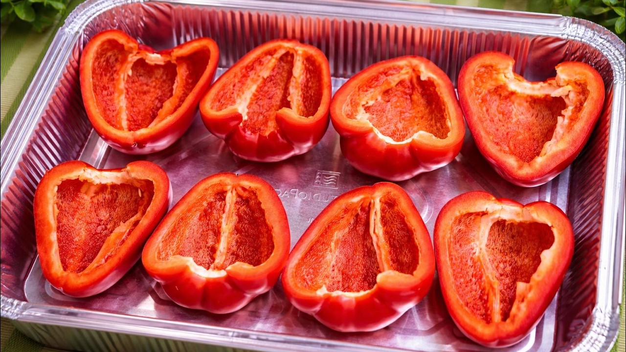 My German grandmother taught me how to lose weight quickly! 😱🥗 | Easy Stuffed Peppers Recipe