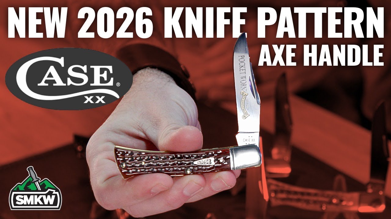 Компания Case Knives добавила в производство новый рисунок рукоятки топора 2026 года.