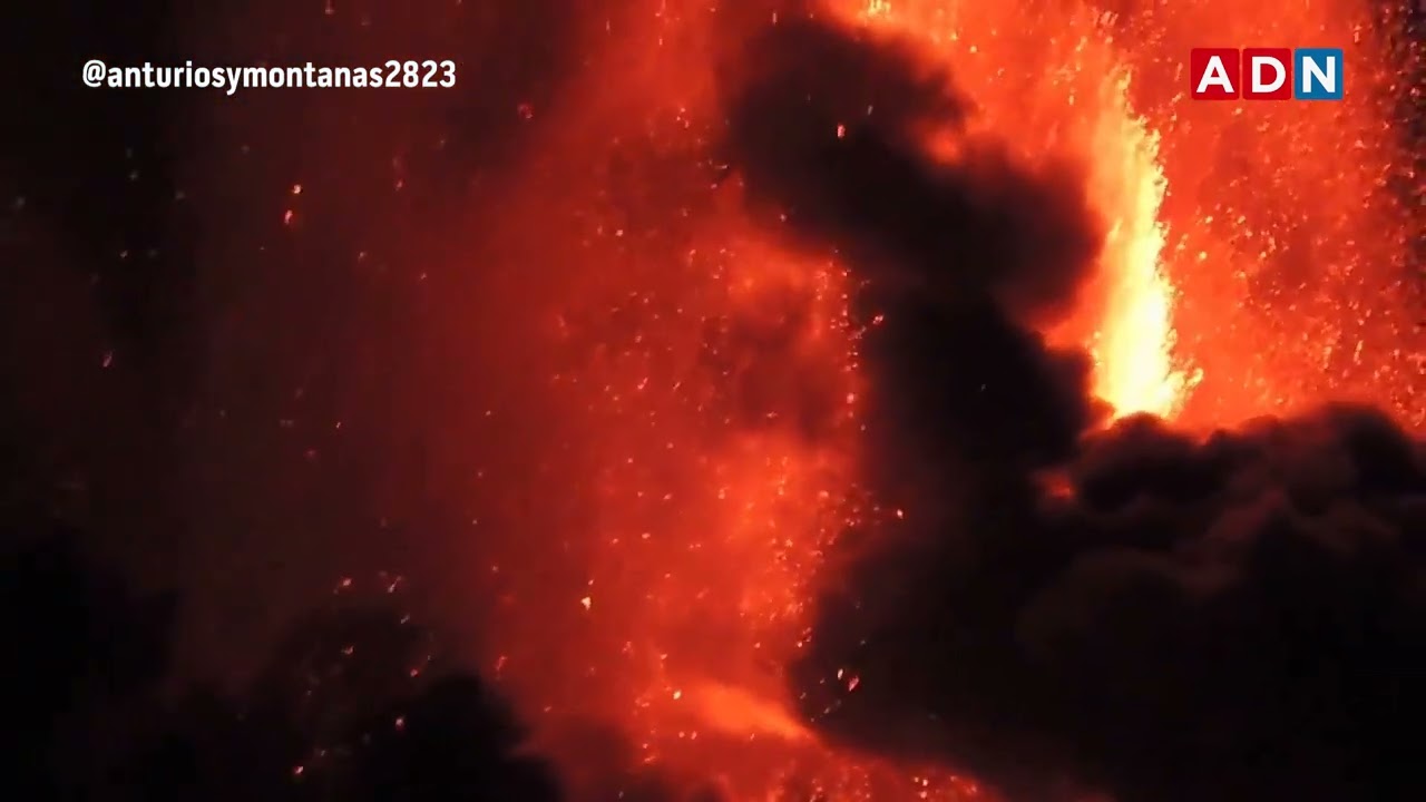 Erupción volcán Villarrica