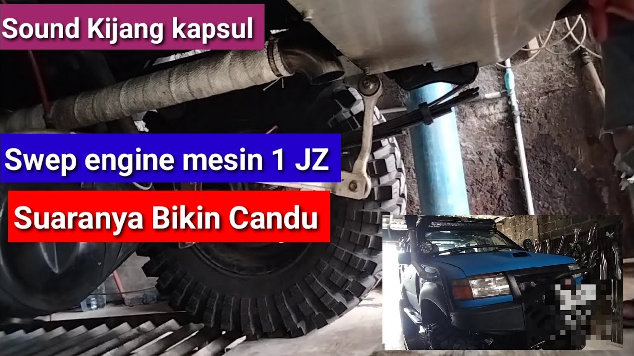 Kijang kapsul turbo upgrade resonator stenlis.. suaranya bikin candu..