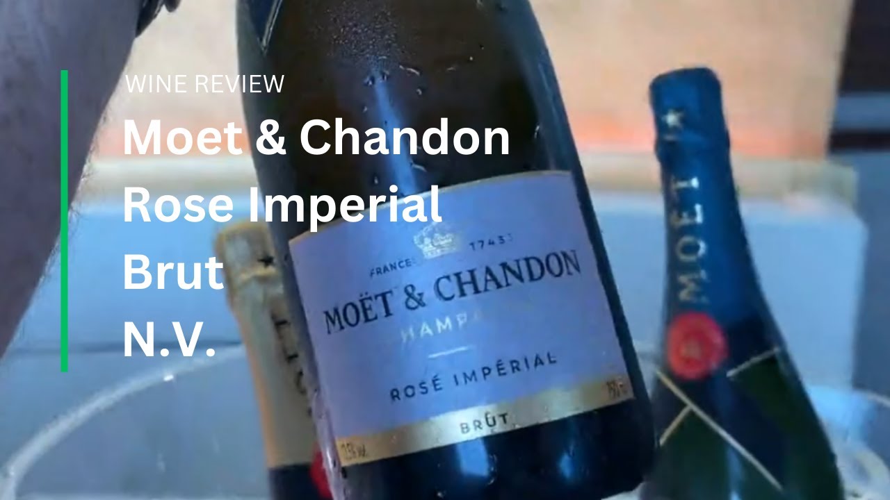 Wine Review: Moet & Chandon Imperial Brut Rose N.V.  - in Emirates Business Class Lounge Dubai