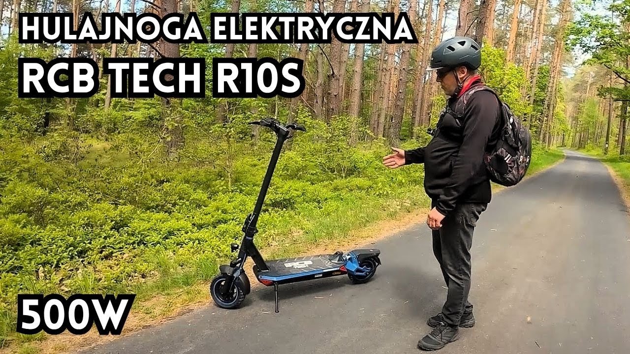 Pierwsza jazda hulajnogą elektryczną RCB TECH R10S
