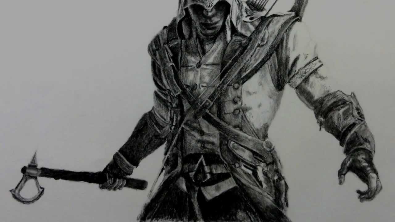 Assassin's Creed 3 Connor Drawing