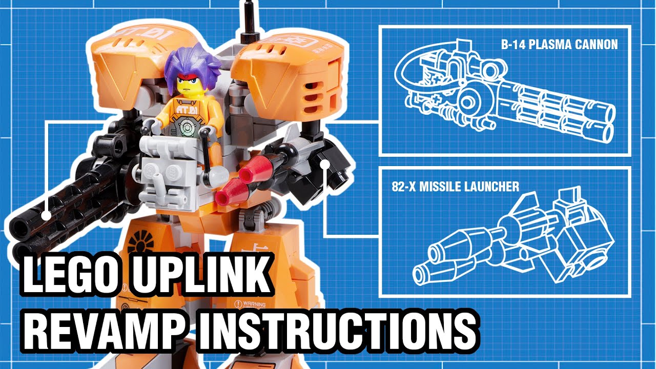 LEGO Exo-Force Mech Instructions - Uplink 7708 Revamp