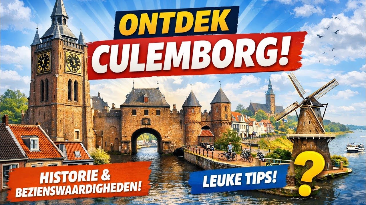 🇳🇱 Culemborg Netherlands 4k Walkingtour @TravelwithHugoF