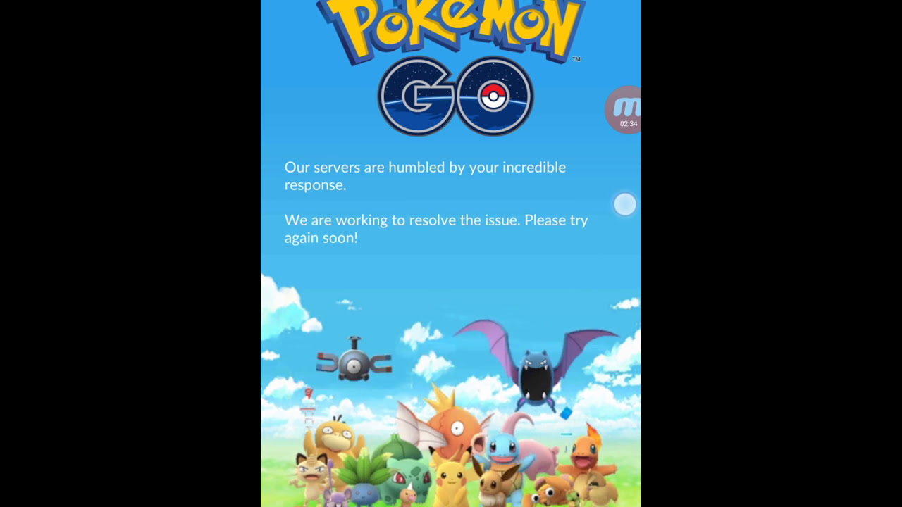 #SOLVED: Pokemon go says 