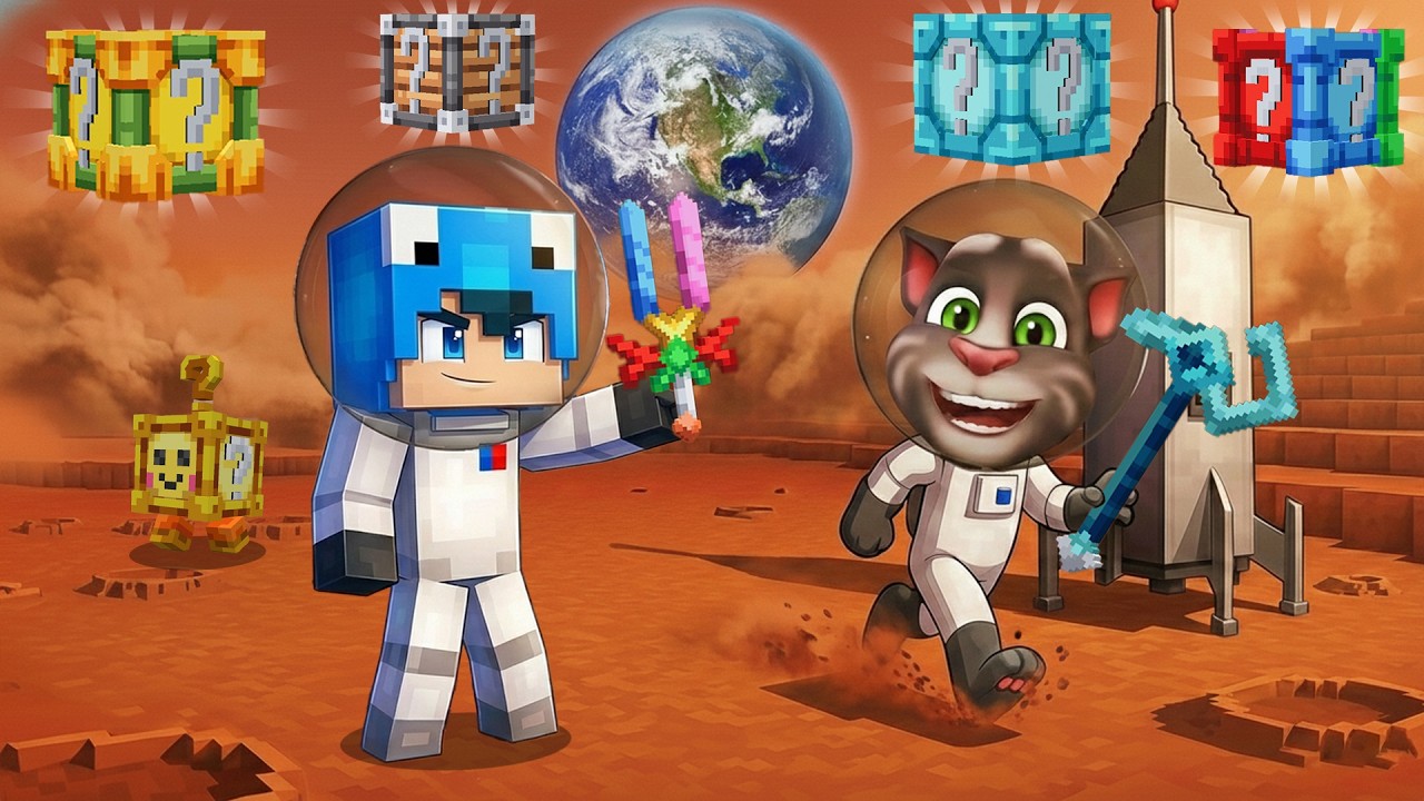 ماين كرافت لكن سافرنا الى المريخ😨!