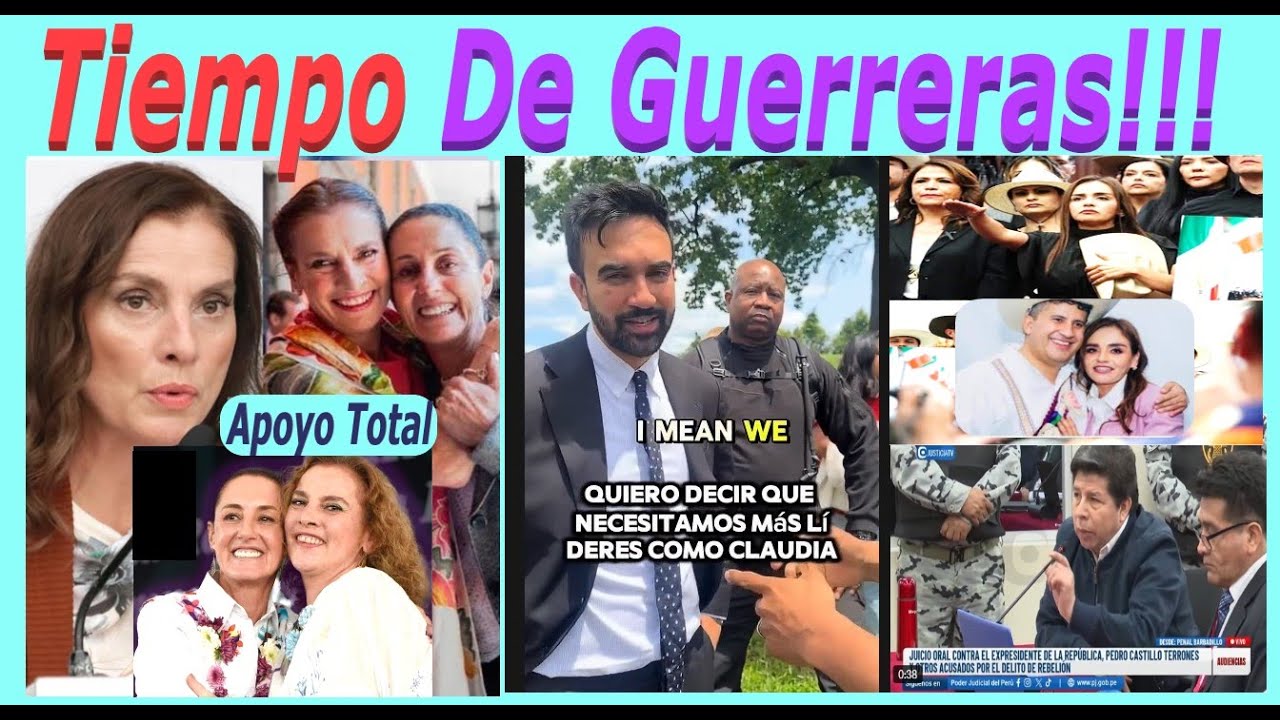 Esposa de #AMLO Reaparece Tiempo de Guerreras M&aacute;s L&iacute;deres como #Claudia Alcalde #NY #Uruapan
