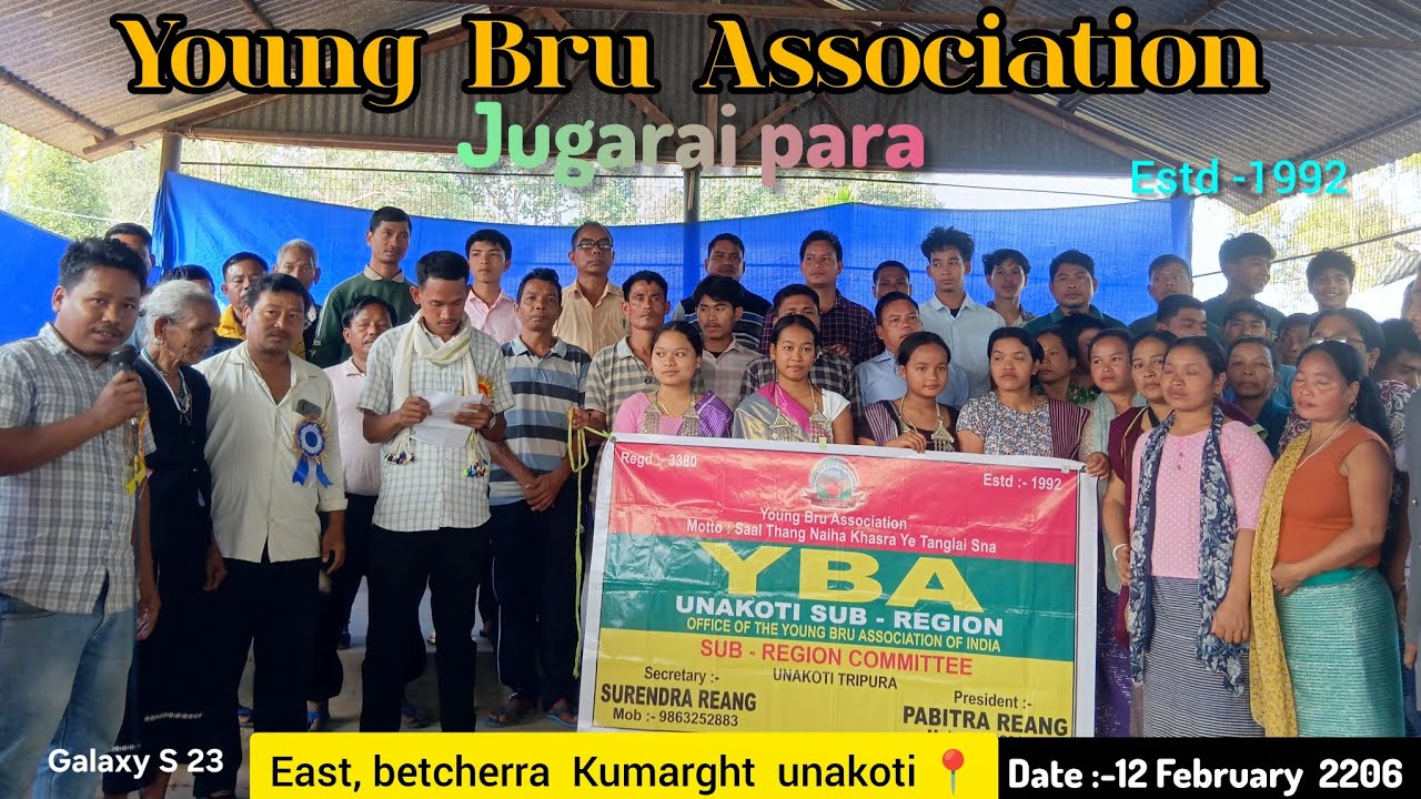 Tni jugarai Para  wo( YBA) joine khy lai mo panda🤝 //12 February  2026// 💪young bru association 🙏🫡