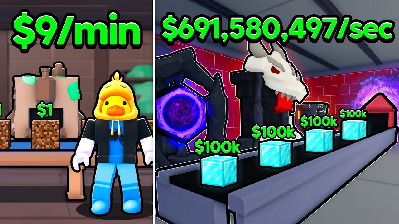 I Built MAX LEVEL RNG Factory Tycoon and Made TRILLIONS in Roblox!