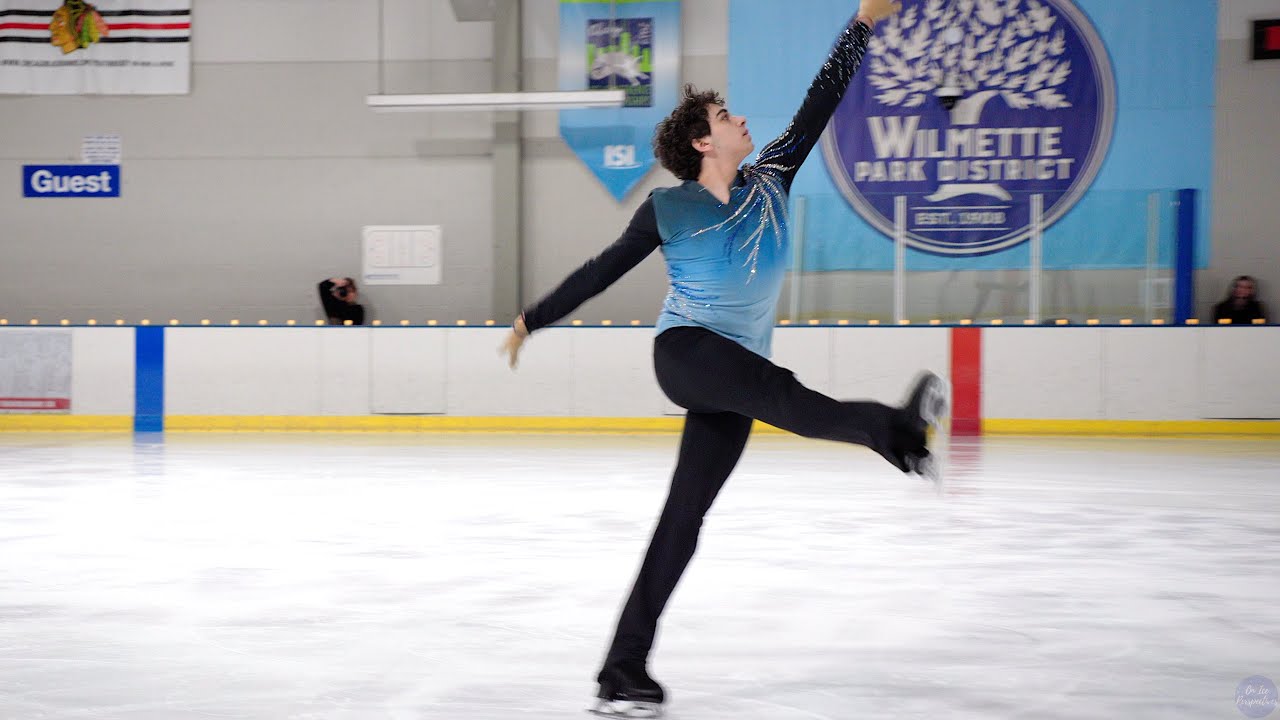 Marlo Rosen's tribute skate at the Wilmette Centennial Flight 5342 Memorial