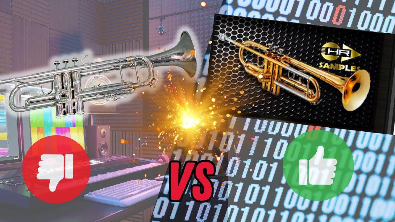TROMPETAS VIRTUALES (samples) VS trompetas REALES
