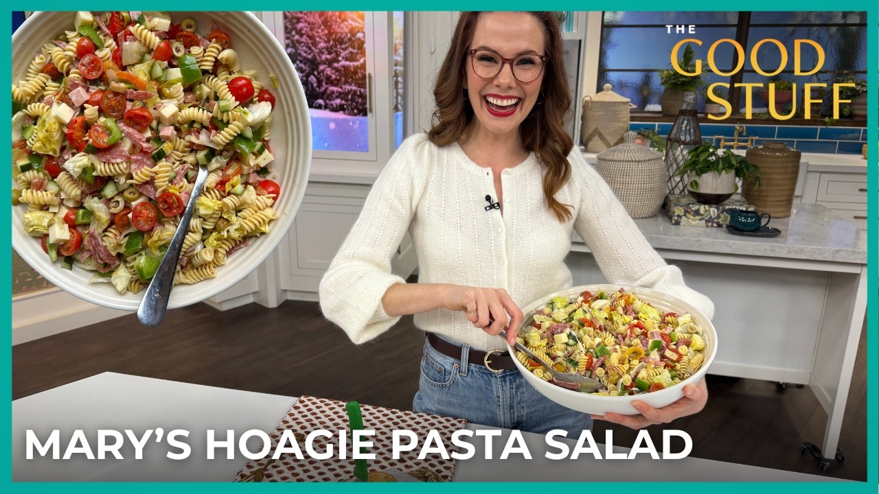 Mary Berg’s Hoagie Pasta Salad | The Good Stuff with Mary Berg