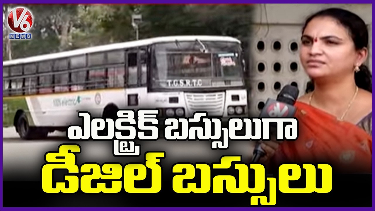 Retrofitting Bus : RTC To Convert Diesel Buses Into Electric Buses | Ground Report | V6 News