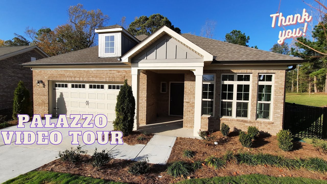 👍 Palazzo floorplan. Courtyards at Tega Cay. Newstyle. New active adult ranch plans in Tega Cay SC.