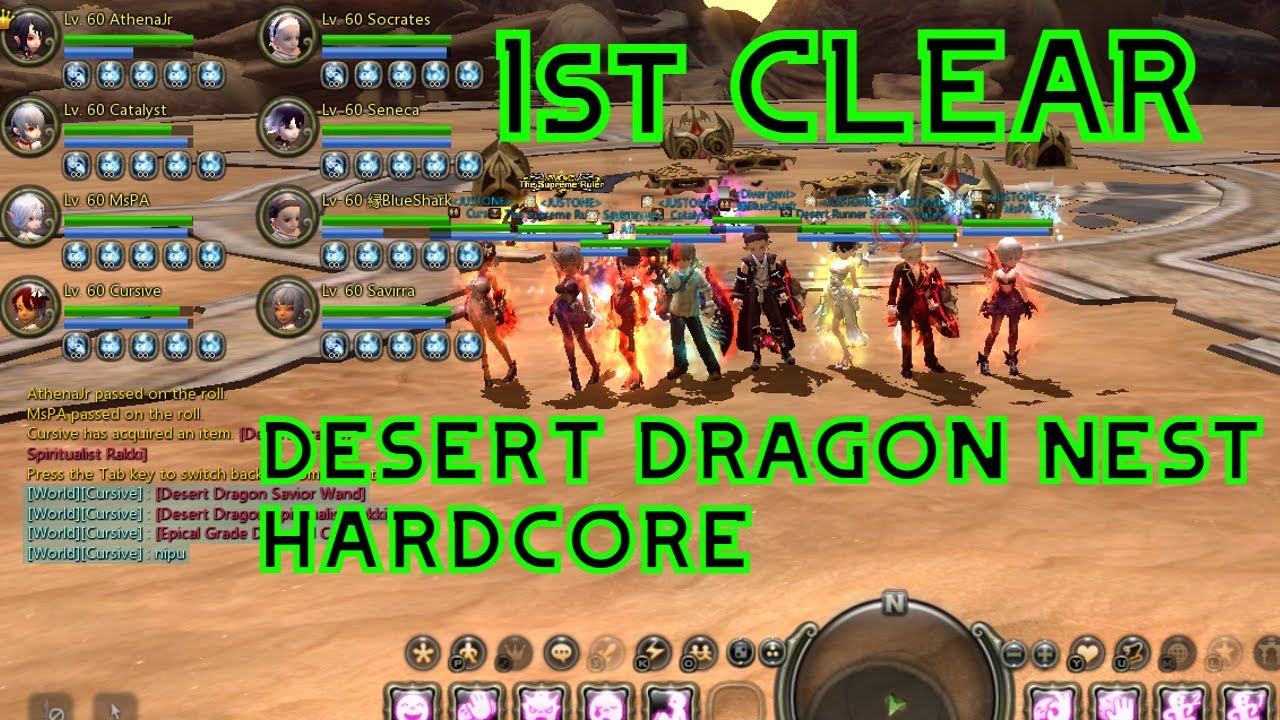 DN Return - 1st Clear Desert Dragon Nest Hardcore Mode  (TIM PASUKAN PENYERANG v2)