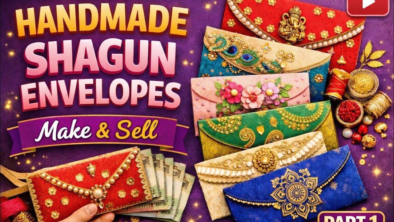 Handmade Shagun Envelope | Beginner Friendly Tutorial.# cards # shagun envelopes# craft# paper craft