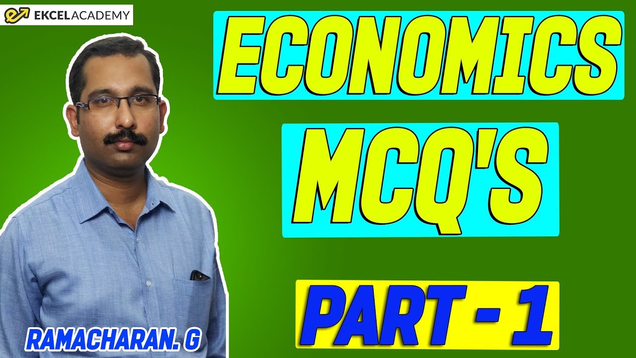 CS Foundation Economics MCQ's : Part - 1
