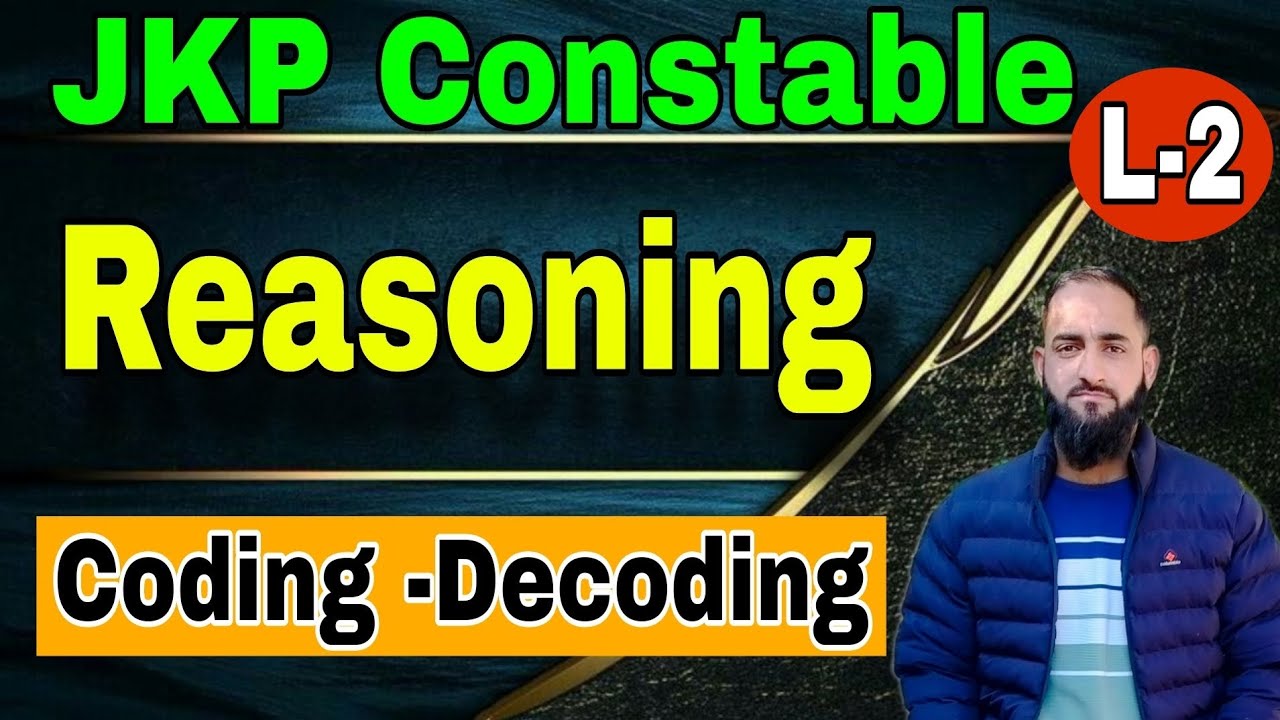 Lec-02 Reasoning  || Coding -Decoding 