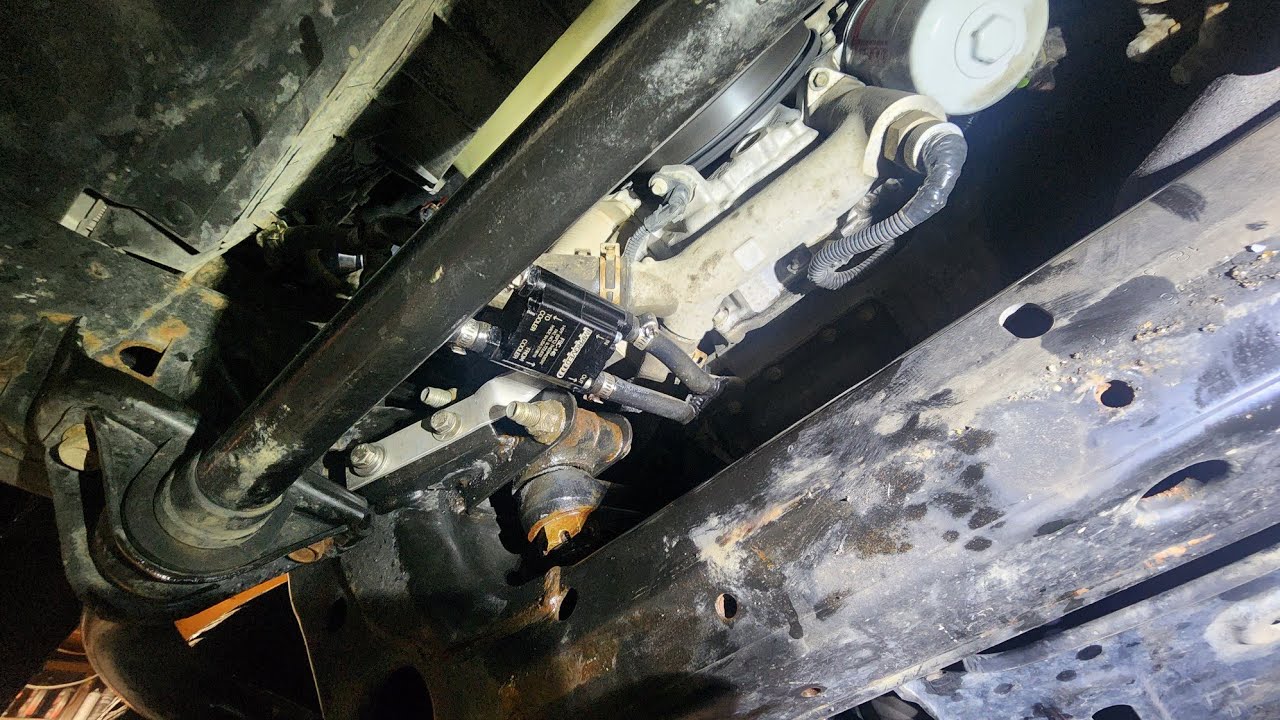 Nissan Titan XD Cummins Transmission Thermostat Install DIY