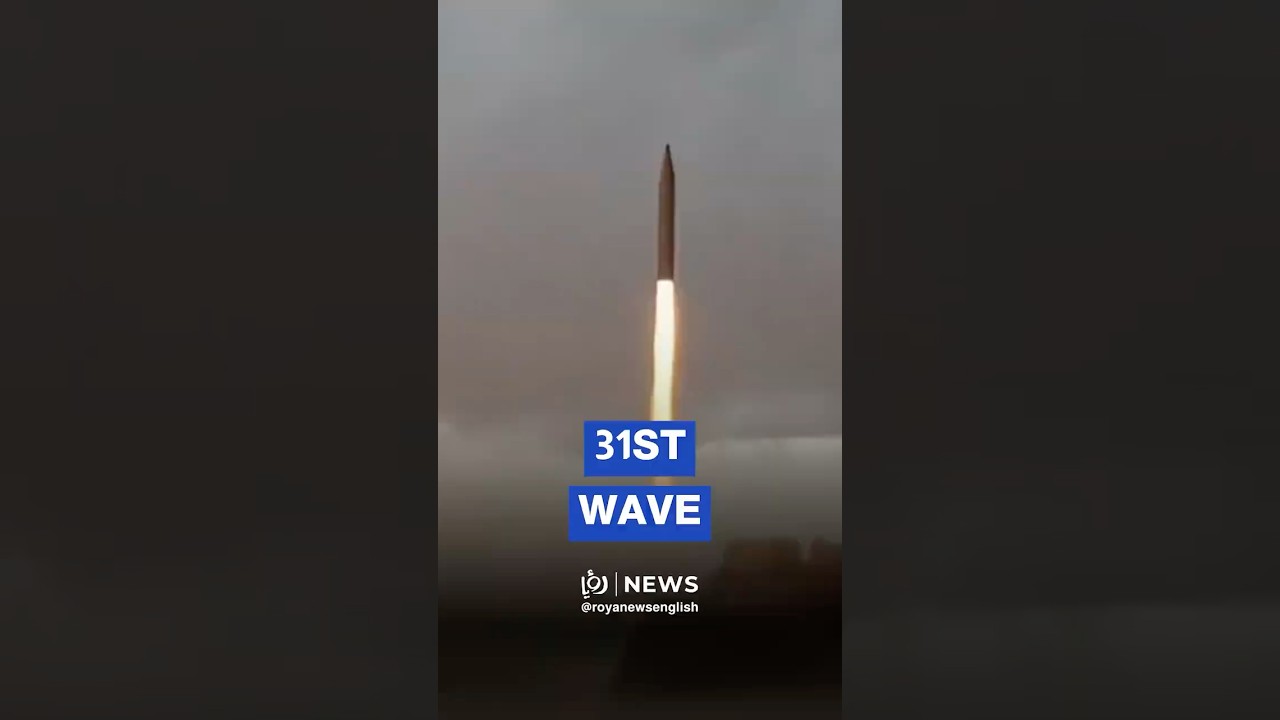 Iran releases footage of 31st wave of missile attacks