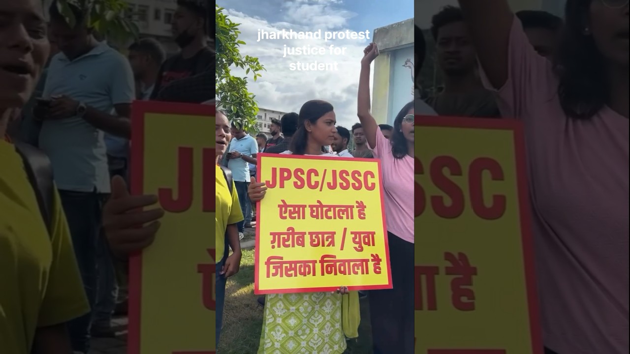 jpsc  protest 🫡#genzprotestinindia #protest #cjp