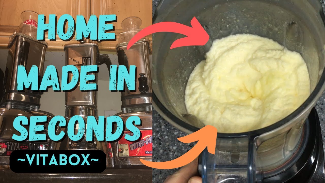 How to MAKE FRESH ICE CREAM in Seconds! | Vitamix S30 S50 S55 Home Made Blender Whole Food