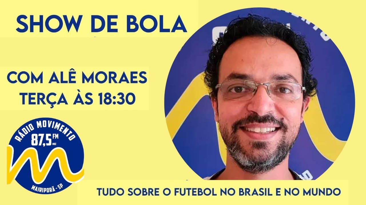Programa  SHOW DE BOLA com Alê Moraes. 06.12.2022