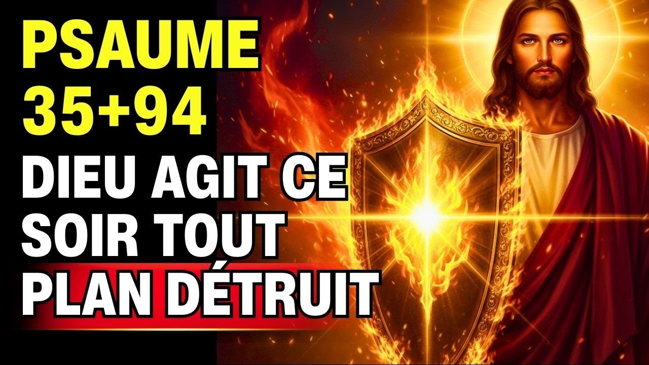 🔥 Psaume 35+94 : celui qui a comploté contre vous TOMBERA dans son propre piège, Dieu agit ce soir