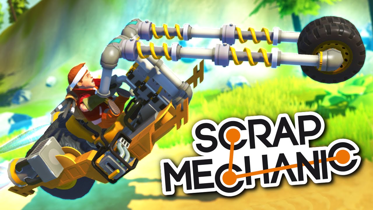 Scrap Mechanic - TRANSFORMING MOTORCYCLE BIKE - Let's Play Scrap Mechanic Gameplay