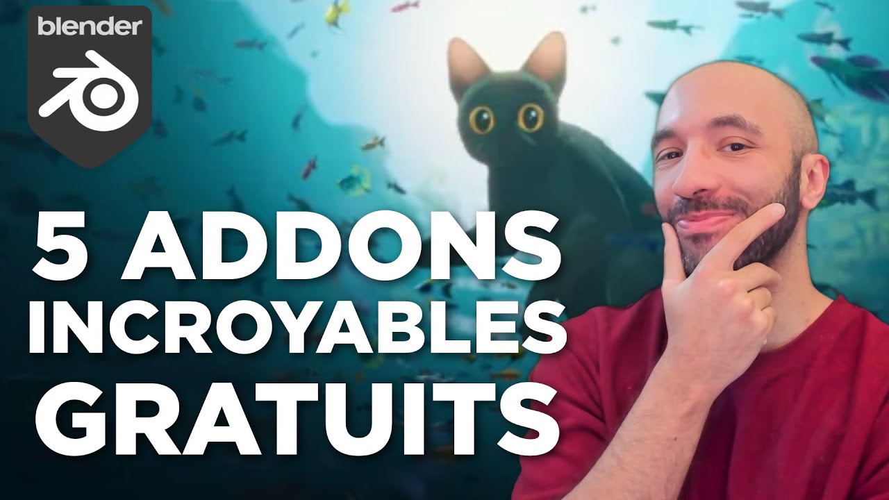 TOP 5 des Meilleurs Add-ons GRATUITS pour Blender en 2025 !