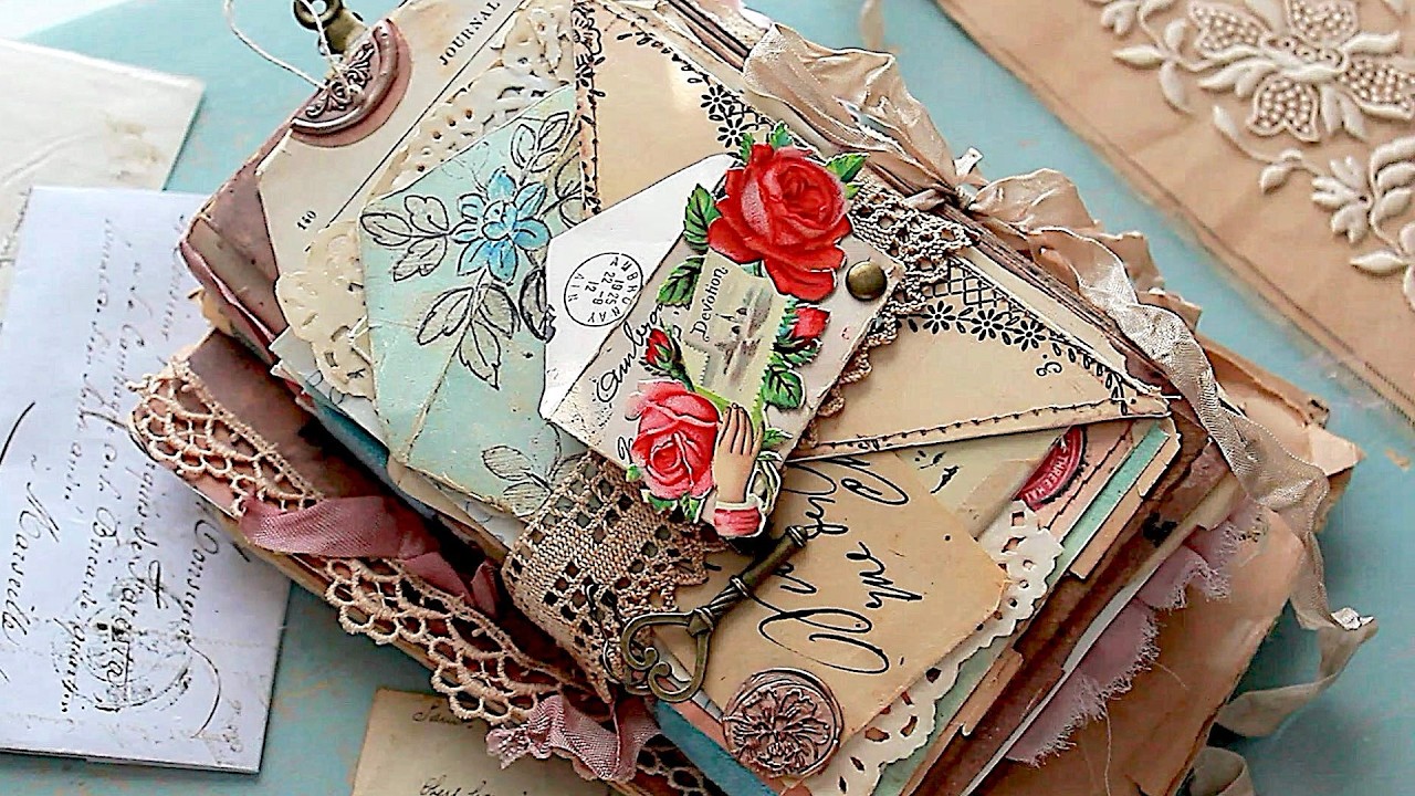 Storytelling In Junk Journals | Envelopes From The Past FULL Flip Through